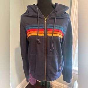 (Unisex) Aviator Nation zip up hoodie